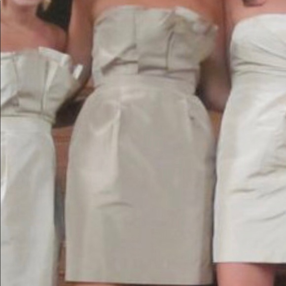 J. Crew Dresses & Skirts - Strapless Champagne color dress JCREW